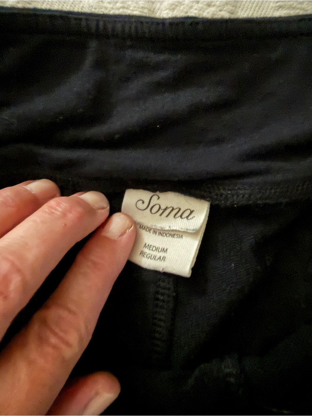 Soma Black Wide-Leg Lounge Pants with Pockets. Size M. Modal. The perfect pant. - Picture 5 of 9